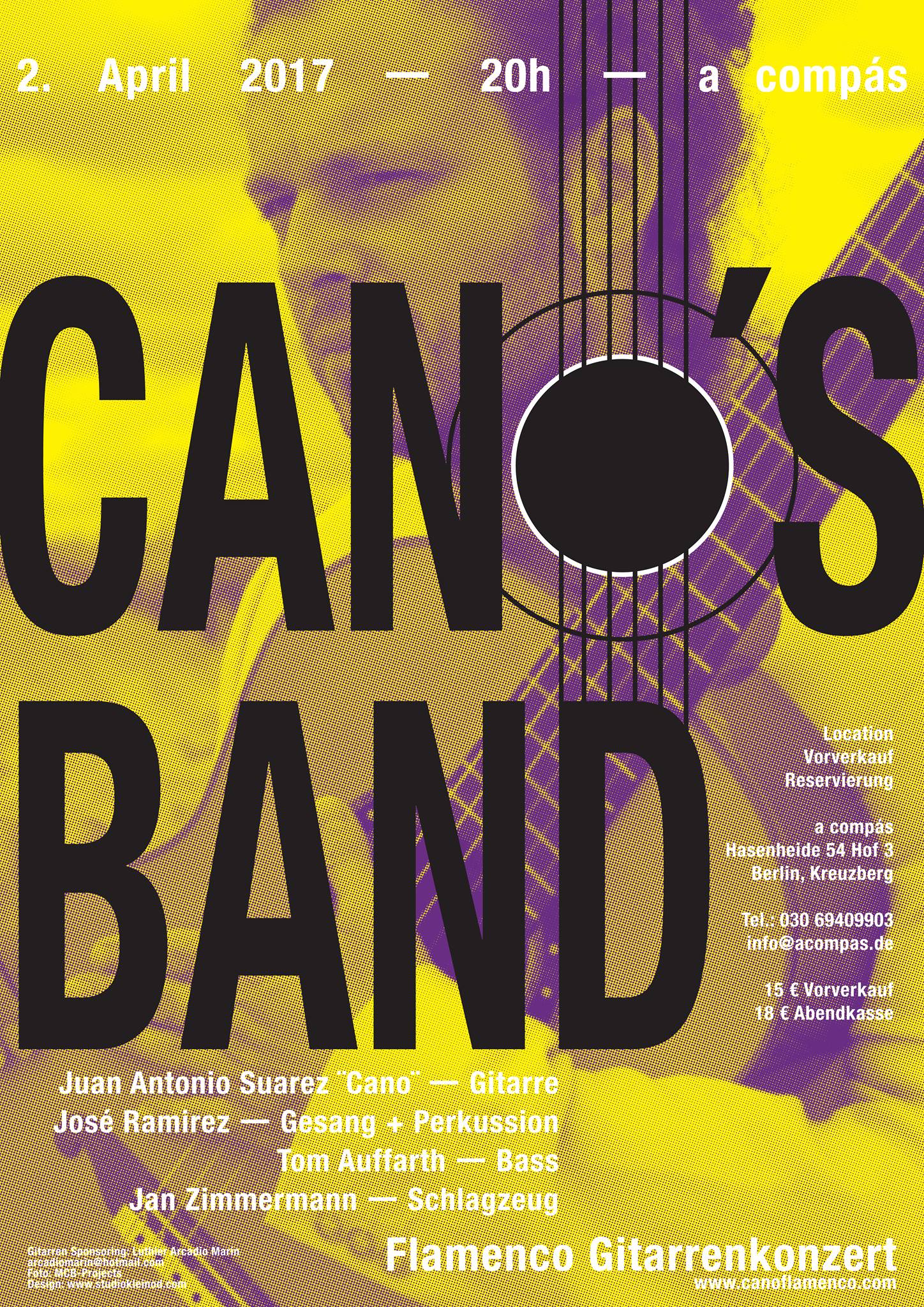 Cano’s Band – Flamenco Gitarrenkonzert